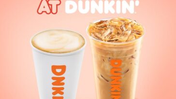 How many calories are in a medium iced latte with oat milk?