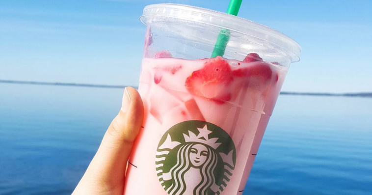 How many calories are in a pink lemonade from Starbucks?