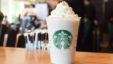 How many calories are in a vanilla bean frappuccino from caramel?