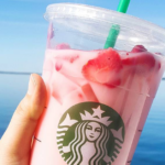 How many calories are in a venti pink drink?