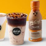 How many calories are in a venti vanilla iced coffee with almond milk?