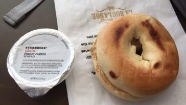 How many calories are in an Everything Bagel from Starbucks?
