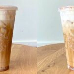 How many calories are in an iced white mocha with sweet cream foam from Starbucks?