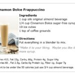 How many calories are in cinnamon dolce syrup?