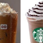 How many calories does a caramel frappe have from Starbucks?