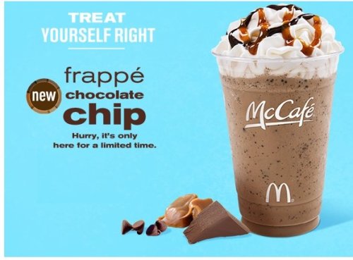 How many calories in a frappe from McDonald's?