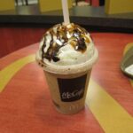 How many calories in a medium coffee Frappe from McDonald's?