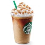 How many calories in a small caramel ribbon Crunch Frappuccino?