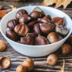 How many calories is a chestnut praline latte with almond milk?