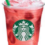 How many calories is a large strawberry refresher?