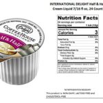 How many calories is half and half?