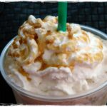 How many calories is in a medium caramel ribbon crunch?