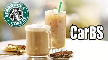 How many carbs are in a chai tea latte from Starbucks?
