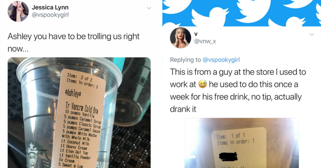 How many free drinks do Starbucks baristas get?