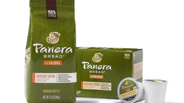 How many servings are in a box of Panera coffee?