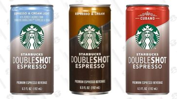 How many shots are in a Starbucks doubleshot?