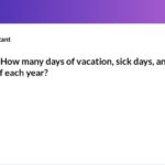 How many sick days do you get at Starbucks?