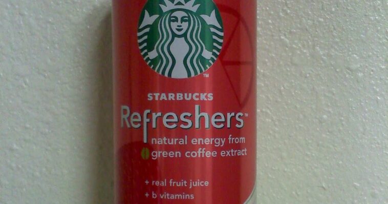 How much caffeine is in Starbucks Refreshers strawberry lemonade?