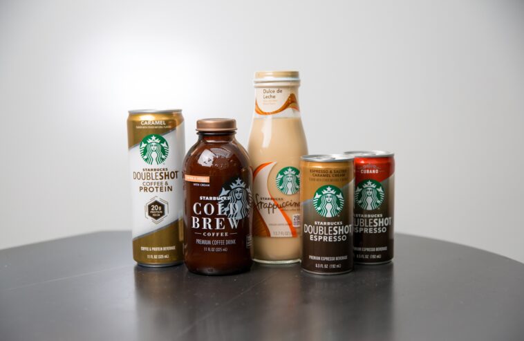 How much caffeine is in Starbucks bottled iced coffee?