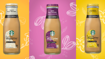 How much caffeine is in a 9.5 oz bottle of Starbucks Frappuccino?