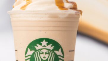 How much caffeine is in a Starbucks Caramel Frappuccino bottle?