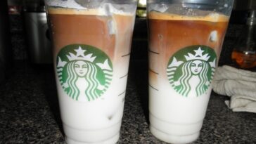 How much caffeine is in a Starbucks iced vanilla latte?