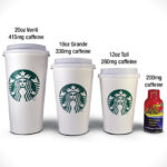 How much caffeine is in a Starbucks vanilla latte bottle?