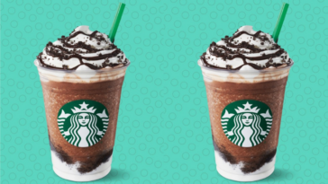 How much caffeine is in a mocha Cookie Crumble Frappuccino?