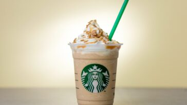 How much does a small caramel frappuccino cost at Starbucks?