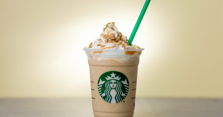 How much does a small caramel frappuccino cost at Starbucks?
