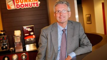 How much does the CEO of Dunkin Donuts make?