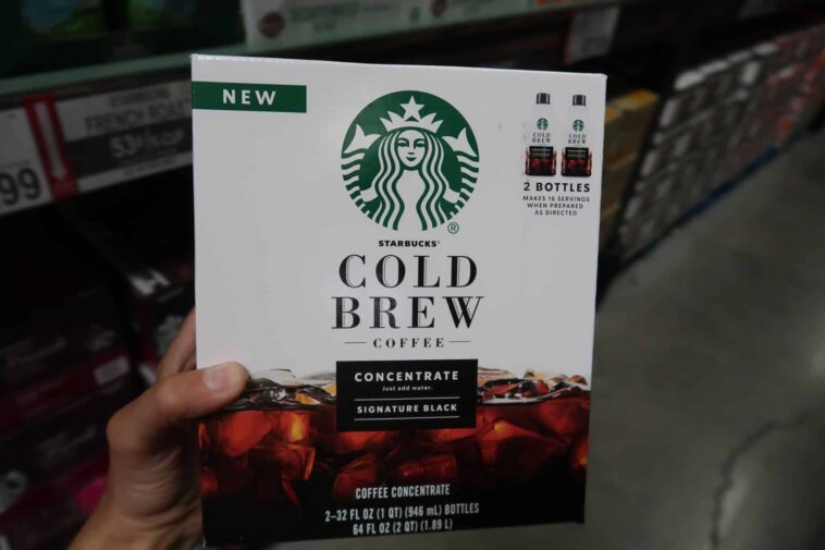 How much is Starbucks cold brew at Costco?