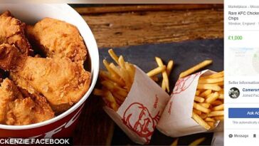 How much is a 10 piece bargain bucket from KFC?
