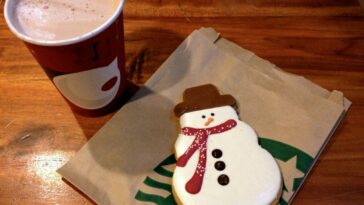 How much is a Christmas cookie at Starbucks?