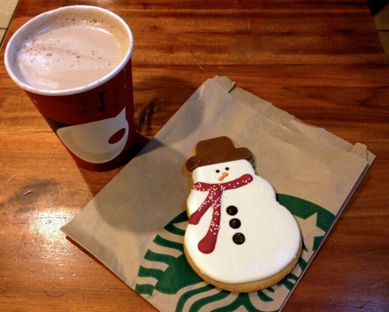 How much is a Christmas cookie at Starbucks?