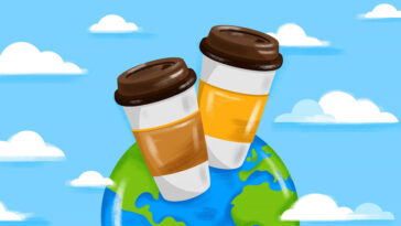 How much is a cup of coffee in Russia?