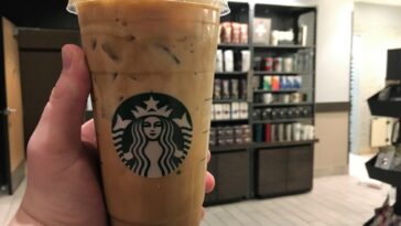 How much is a venti iced white mocha with sweet cream and extra caramel drizzle?