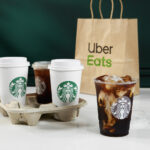 How much is the delivery fee for Uber Eats Starbucks?