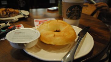 How much is the plain bagel at Starbucks?