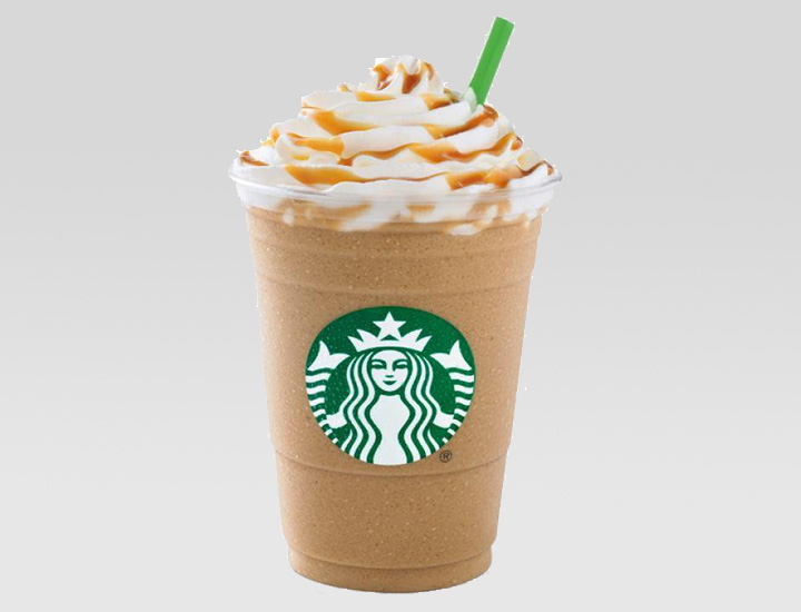 How much sugar is in a venti caramel frappuccino?