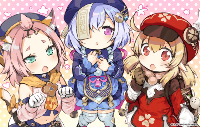 How old is Klee Qiqi and Diona?