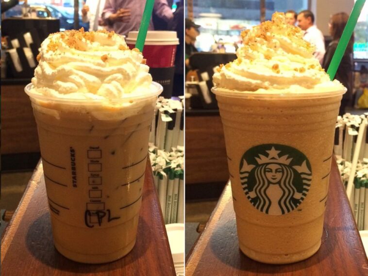 Is Chestnut praline Starbucks drink vegan?