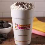 Is Dunkin Donuts hot chocolate made with milk or water?
