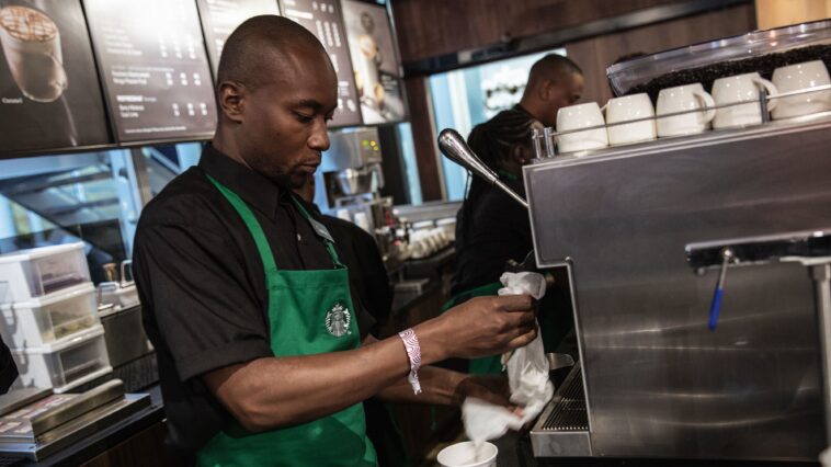 Is Starbucks a hard first job?