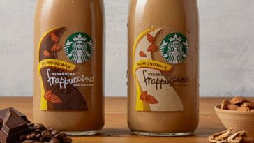 Is Starbucks almond milk unsweetened?