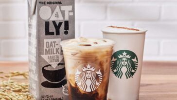 Is Starbucks oat milk sweetened?