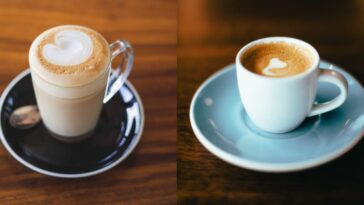 Is a macchiato stronger than a latte?