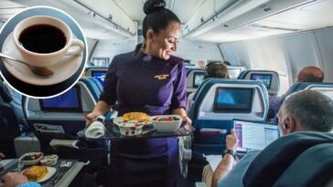 Is it OK to drink coffee on an airplane?