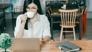 Is it OK to work from a coffee shop?
