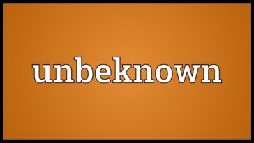 Is it unbeknown or unbeknownst?
